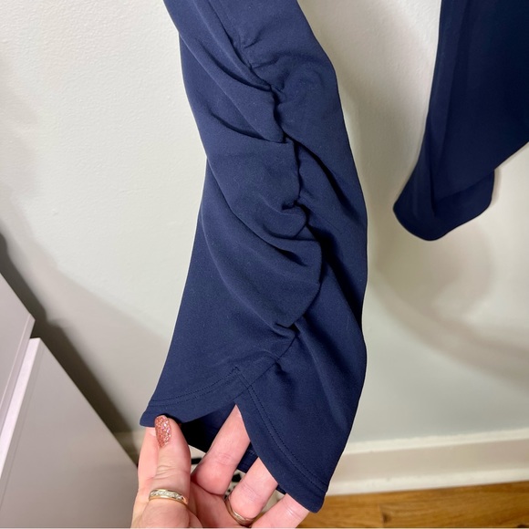 Lululemon Align High Rise Pant Ruched Waist Leggings True Navy Blue 14 NWT - Picture 12 of 12